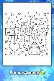 Check spelling or type a new query. February Coloring Page Free Printable Pdf From Primarygames
