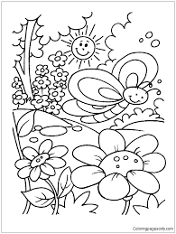 Spring time pictures coloring pages are a fun way for kids of all ages to develop creativity, focus, motor skills and color recognition. Extraordinary Springtime Coloring Pages Nature Seasons Coloring Pages Coloring Pages For Kids And Adults