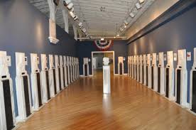 Allen Dwight works daily as our resident sculptor.