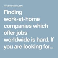 37 Real Companies Offering Online Jobs Worldwide Work From Home Companies Work From Home Jobs Extra Money Jobs