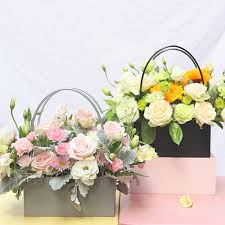 Maybe you would like to learn more about one of these? Pvc Flowers Carry Bag Rectangular Waterproof Bouquet Bag Gift Boxes Creative Diy Rose Flower Bag Wedding Decor Small Flowers Bag Buy At The Price Of 1 11 In Aliexpress Com Imall Com