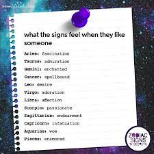 What The Signs Feel When They Like Someone Zodiac Star Signs Zodiac Signs Astrology Zodiac Signs Gemini