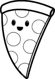 Pizza Coloring Pizza For Coloring Best Pizza Color Page Print Coloring Cheese Slice Free Printable Pages Ki Disegni Kawaii Disegni Semplici Disegni Da Colorare