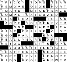 The crossword clue possible answer is available in 6 letters. 1028 20 Ny Times Crossword 28 Oct 20 Wednesday Nyxcrossword Com