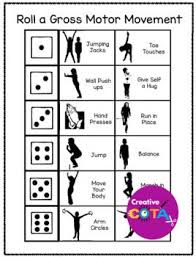 Roll A Gross Motor Movement Brain Break By Creativecota Teachers Pay Teachers Physical Activities For Kids Occupational Therapy Activities Exercise For Kids