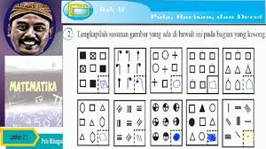Check spelling or type a new query. Pola Gambar Bse Matematika Kelas 9 Kurikulum 2013 Bab 2 Lat 2 1 No 02 Pola Gambar Youtube