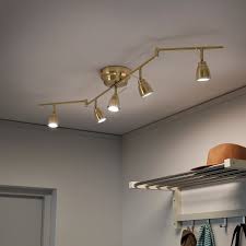 Barometer Ceiling Track 5 Spots Brass Color Ikea