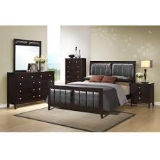 Our next luxury bed sets collection for your master bedroom is modern vintage oak pu tufted 5pcs bedroom set by soflex. Rent To Own Elements International 7 Piece Lawrence Queen Bedroom Collection At Aaron S Today