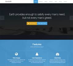 Another benefit of bootstrap is that it lets you customize the files you need to build excellent. Quasar Free One Page Html Bootstrap Template Wow Themes