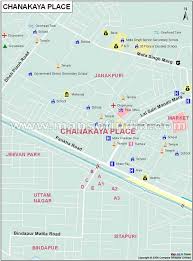 Chanakya Place Map