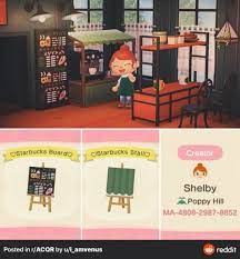 Acnh Coffee Qr Animal Crossing Cafe Animal Crossing Animal Crossing Coffee