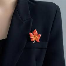 maple leaf brooch