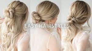 The hairstyle takes care of the styling for you as you this long layered hairstyle is ideal for gorgeous black women's hair. Three 3 Minute Easy Hairstyles Medium And Long Hair Tutorial Youtube