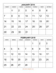 All of the calendars are available in your choice of pdf or microsoft word (.doc) format: Free Download Printable Calendar 2018 2 Months Per Page 6 Pages Vertical