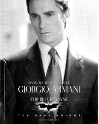Giorgio Armani thiết kế bộ vest của Bruce Wayne cho The Dark Knight (2008)  Armani hợp tác với nhà thiết kế trang phục Lindy Hemming để tạo ra những bộ  trang phục