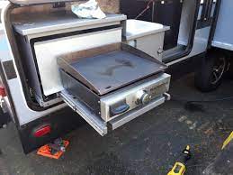 Enhance your outdoor cooking experience with this versatile gas griddle. Outdoor Kitchen Mod 17 Blackstone Forest River Forums