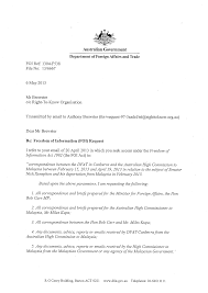 Australian high commission in malaysia. Foi Request Re Xenophon Charges Letter Pdf