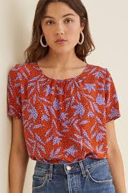Vanya Blouse Escape Floral By Amour Vert Amour Vert Toxic Clothing Fashion