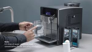 We also offer a tested special descaler which ensures sustainable cleaning your device. How To Clean And Descale Your Siemens Eq 6 Coffee Machine Youtube