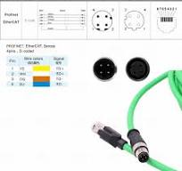 Amazon.com: HangTon M12 4 Pin D Coded to RJ45 Ethernet Cable ...
