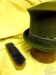 Hatstruck Couture Millinery Creating A Top Hat Without A Top Hat Block Another Example Of Hat Blocking Without Pins And Nails Hats Top Hat Millinery Hats