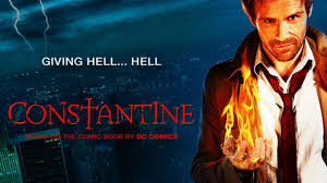 John constantine is approached by det. Rusaljones Keanu Reeves Film Constantine