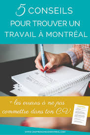 Unefrenchieamontreal Com Travail Canada Trouver Du Travail Montreal