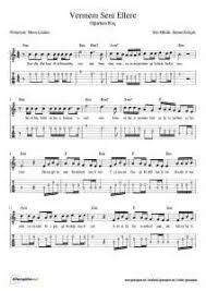 vermem seni ellere gitar nota tab gitaregitim net notalara dokulmus muzik muzik notalari flut