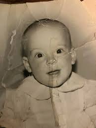 Another restored photo. My sister and me.