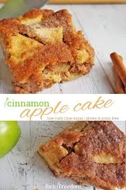 Easy Low Carb Apple Cake That Actually Tastes Like The Real Thing Recipe Keto Apple Recipes Apple Dessert Recipes Low Carb Low Sugar