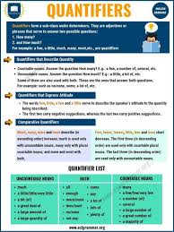 Much Many A Little A Few A Lot Of Quantifiers In English A Lot Of A Few A Little A Bit In 2020 English Grammar Learn English Grammar Teaching English Grammar
