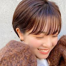 シースルーバング ショートボブ ミニボブ 前髪あり garden tokyo 雲林院 優 518668 hair ハンサムショート 髪型 アップ ヘアスタイリング