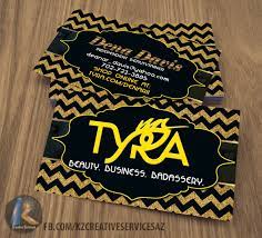 Tyra Beauty Business Cards 2 Kz Creative Services Online Store Powered By Storenvy