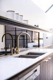 In perspective creating a pattern beautiful abstract color brown marble on yellow background, yellow granite tiles floor on orange frame background, love gold wood. 27 Moody Dark Kitchen Ideas Dark Kitchen Kitchen Design Kitchen Interior