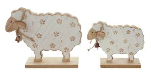 Holz Deko Blumchen Schaf 2er Set Jetzt Fur 6 40 Kaufen Im Frank Flechtwaren Und Deko Online Shop Ostern Basteln Holz Schafe Holz Handwerk