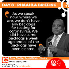 Mathume joseph phaahla is the current deputy minister of health in south africa. Covid 19 Deputy Minister Of Health Says There Is Currently No Backlog Of Tests Fourways Review