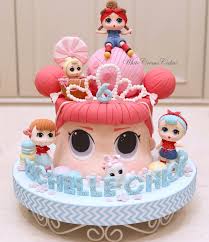 This cake was delicious and great surprise for my brother's bday. Walmart Lol Doll Cakes Shefalitayal