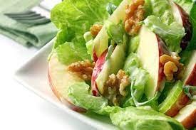 Ensalada De Lechuga Con Manzana Y Nuez Receta Recetas Saludables Ensaladas De Lechuga Comida Saludable
