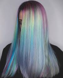K A L E I D E S C O P E Learn This Look And More By Signing Up For New Pravana 2018 Advanced Education Cl Holographic Hair Hair Styles Mermaid Hair Color