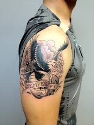 Eagle globe and anchor tattoo. Side Show Brian Tattoos Cool Eagle Globe And Anchor Tattoo From Today