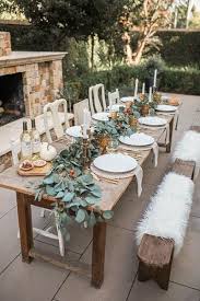 25 Thanksgiving Table Arrangements You Can Totally Master According To Pinterest Outdoor Thanksgiving Thanksgiving Table Decorations Dinner Table Decor
