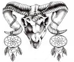 This website uses cookies, which are necessary for the technical operation of the website and are always set. Unusual Grey Ram Skull With Dream Catchers Tattoo Design Tattooimages Biz