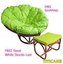 Conveying as eco friendly furniture, indonesia rattan is the leading company of rattan furniture and natural fiber materials products. Titicane Rattan Papasan Mahogany Kerusi Rotan Free Stool