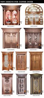 The starting point is choosing one of the 3 main types of front doors. Modern House Front Door Design Double Tempered Glass Pure Copper Door Villa Entry Exterior Door Buy Exterio Main Door Design Entrance Door Design Door Design