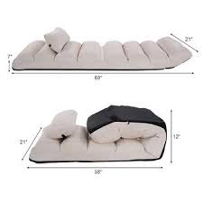 Bean bag lazy sofa inflatable folding comfortable flocking single sofa chair. Costway Folding Lazy Sofa Chair Stylish Sofa Couch Beds Lounge Chair W Pillow Beige New