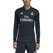 Qw no.7 football jerseys real madrid home/away 20/21 game soccer jersey for men women youth embroidered names and numbers. Adidas Authentic Real Madrid Away Jersey Long Sleeve 2018 19 Soccer Premier