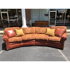 Also you will be receiving 3 big boxes. Westwood Industries Leather V Shaped Sectional Sofa Ottoman 2 Pieces Chairish