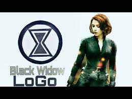 Black and white eagle logo illustration nick fury black. How To Draw Black Widow Logo In Tribal Tattoo Style Youtube