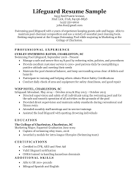 Career advice improve your career with expert tips and strategies. Lifeguard Resume Sample Writing Tips Resume Companion