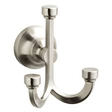 Maybe you would like to learn more about one of these? Delta Alux Double Hook Satin Nickel Towel Hook Lowes Com Towel Hooks Bathroom Towel Hooks Bath Towel Hooks